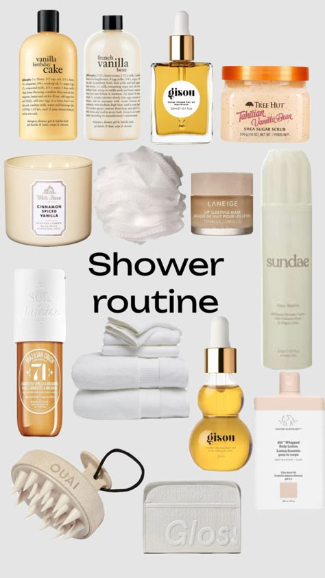 Vanilla girl shower routine🚿🧸🤍#vanillagirl#aesthetic Girl Shower Routine, Minimalist Decor Ideas, Body Washes, Vanilla Girl, Shower Time, Shower Routine, Girl Shower, Minimalist Decor, Beauty Products