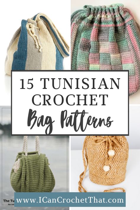 Ready to take your crochet skills to the next level? Our collection of 15 Tunisian crochet bag patterns is the perfect challenge. Offering a mix of designs that cater to intermediate and advanced crocheters, these patterns provide an opportunity to explore intricate stitches and techniques unique to Tunisian crochet. Create stunning bags that showcase your craftsmanship and add a touch of handmade luxury to your collection. Tunisian Crochet Purse Pattern Free, Tunisian Crochet Beginner Projects, Tunisian Crochet Bag Patterns, Tunisian Crochet Purse, Tunisian Crochet Bags Free Patterns, Small Tunisian Crochet Projects, Tunisian Crochet Free Patterns, Tunisian Crochet Patterns Free Beginner, Advanced Crochet Patterns