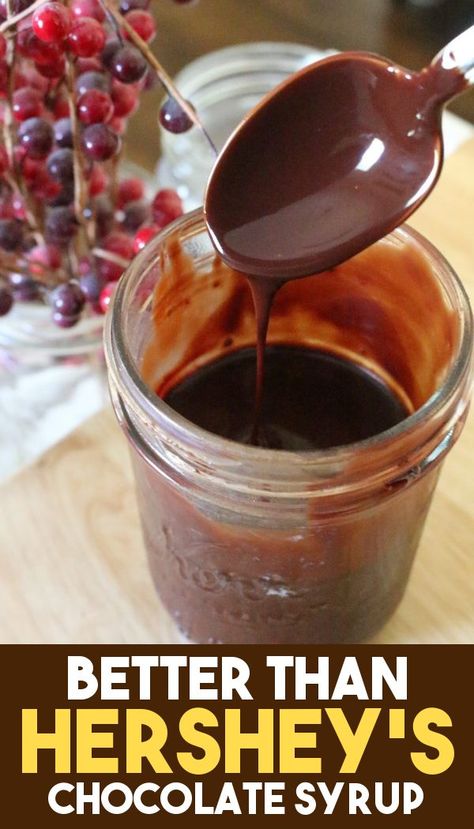 Best Chocolate Sauce Recipe, Homemade Chocolate Syrup For Ice Cream, Diy Chocolate Syrup Recipes, Chocolate Syrup For Cake, Healthy Chocolate Sauce Recipe, Hot Chocolate Syrup Recipe, Homemade Chocolate Syrup For Coffee, How To Make Chocolate Syrup Homemade, Easy Chocolate Syrup