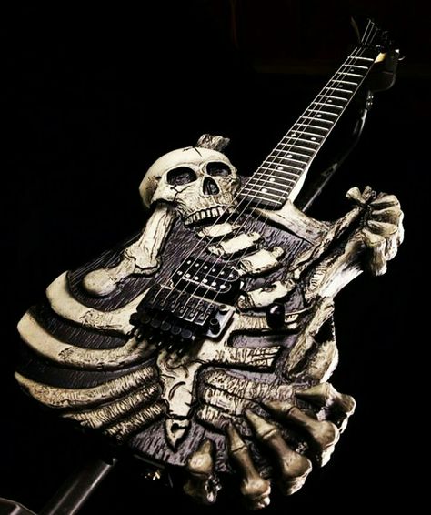 Mr. Scary Instruments Art, Electric Guitar Design, Guitar Obsession, Unique Guitars, Cool Electric Guitars, Beautiful Guitars, Guitar Art, Custom Guitars, New Rock