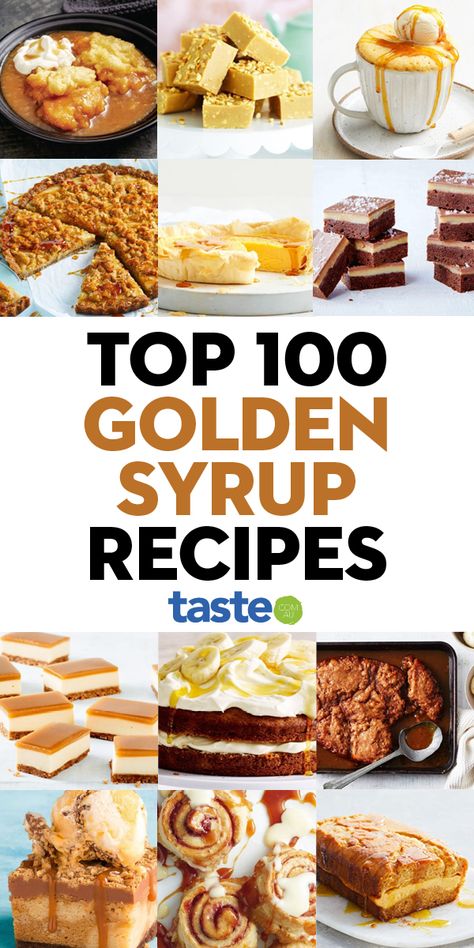 Just A Taste Recipes, Recipes Using Golden Syrup, Recipes With Golden Syrup, Sunday Baking Ideas, Treacle Recipes, Recipes With Syrup, Golden Syrup Recipes, Golden Syrup Cake, Aussie Recipes