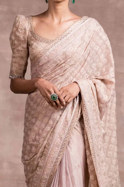 Maroori Work, Saree Inspiration, Saree Jacket, Sari Blouses, Saree Styling, Chikankari Saree, Formal Saree, Long Kurta, Fancy Sarees Party Wear