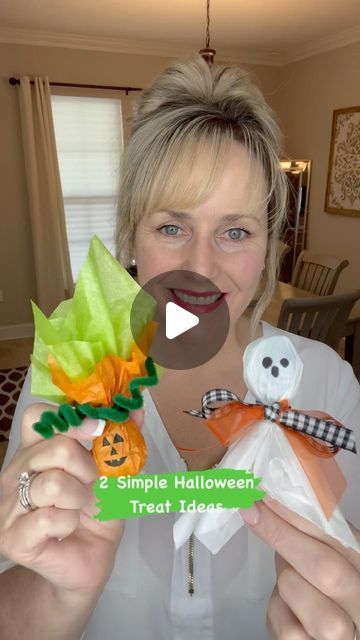 🎃Halloween Pumpkin & Ghost Tootsie Pop/Blow Pop Treat #halloween #tootsiepop #blowpop #tootsieroll #trickortreats #sucker #lollipop… | Instagram Halloween Sucker Ghosts, Ghost Lollipops Tootsie Pops, Sucker Halloween Crafts, Tootsie Pop Ghosts, Ghost Tootsie Pops, Halloween Tootsie Pop Ideas, Tootsie Pop Ideas, Ghost Suckers Halloween, Lollipop Ghosts Halloween