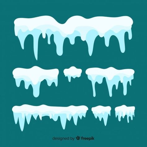 How To Draw Snow, Ice Drawing, Frozen Background, Cap Drawing, Melting Snow, Snow Vector, Snow Cap, Snow Images, Construction Paper Crafts