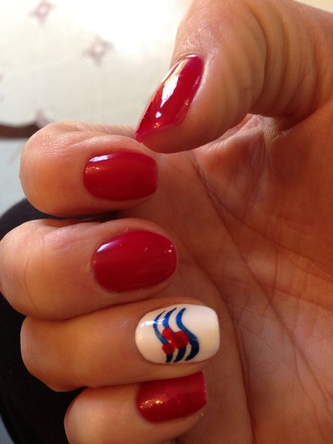 Disney cruise line nails Simple Disney Cruise Nails, Cruise Theme Nails, Disney Cruise Line Nails, Disney Cruise Nail Ideas, Disney Cruise Nails Design, Disney Toenails, Disney Cruise Nails, Line Nails, Line Nail Designs