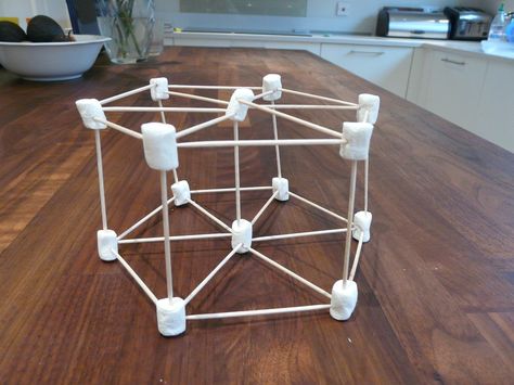 FUN 2: Marshmallow Construction Marshmallow Challenge, Cocktail Sticks, Kid Activities, Building Structure, Build Something, Mini Marshmallows, Science Classroom, Toothpick, Simple Shapes