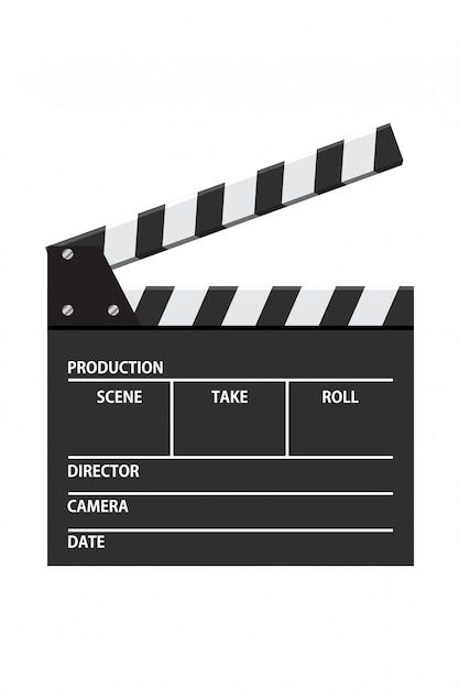 Movie Take Board, Movie Clapper Board Drawing, Film Clapper Board, Film Vector, Movie Clapper Board, Movies Icon, Movie Clapper, Clapper Board, Illustration Video