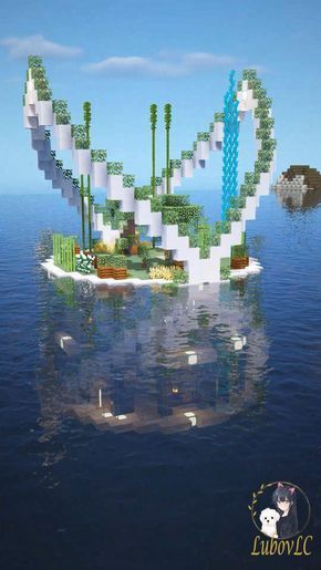 Minecraft Water House, Minecraft Kale, Minecraft Underwater, Case Minecraft, Minecraft Statues, House In Minecraft, Rumah Minecraft Sederhana, Bangunan Minecraft, Minecraft Farm