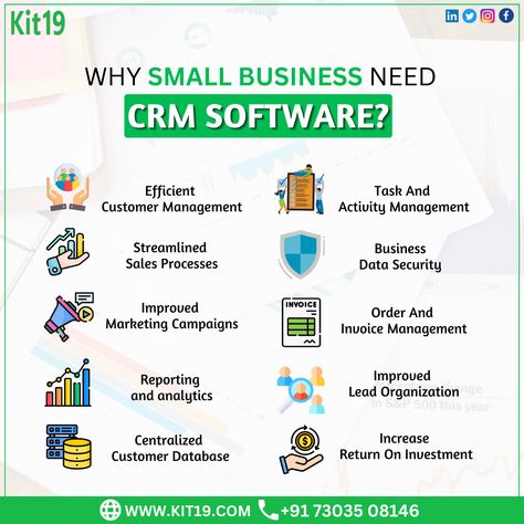 A CRM tool is crucial for small businesses as it helps them organize customer data, track sales activities, and improve customer relationships. It streamlines business processes, enhances communication, and enables personalized interactions with customers. With a CRM tool, small businesses can optimize their sales efforts, increase customer satisfaction, and drive business growth. Sales Crm, Customer Behaviour, Crm System, Crm Software, Customer Relationship Management, Business Sales, Relationship Management, Data Security, Business Process