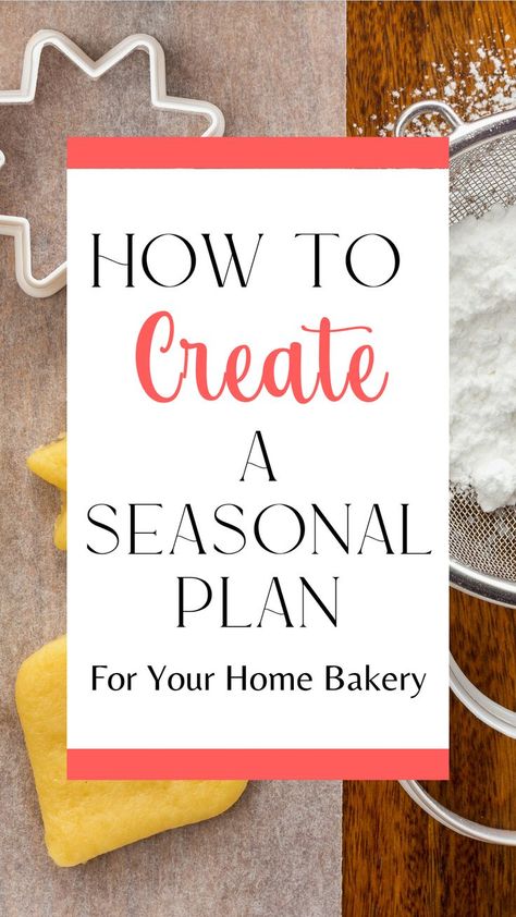 Have you ever found yourself without a plan for what to sell in your home bakery for the holidays? Holidays can be the busiest time of the year for bakeries, that’s why it’s so important to have a seasonal bakery calendar for exactly which holidays you will bake for, and which holidays you will sit out. Check out my tips for creating a holiday bakery schedule and be sure to use my complete list of food holidays to make sure you don’t miss a thing! What To Sell In A Home Bakery, January Bakery Ideas, How To Grow Your Home Bakery, Home Bakery Storage Ideas, How To Start A Micro Bakery, Best Bakery Items, Cottage Bakery Ideas, Home Bakery Organization, Bakery Items That Sell