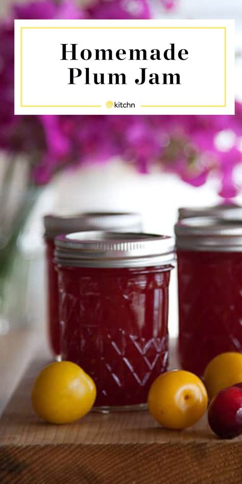 Wild Plum Jam Recipe Homemade, Canning Plum Jam, Plum Jam Recipe Homemade, Wild Plum Jam Recipe, Wild Plum Jelly Recipe, Wild Plum Jelly, Wild Plum Jam, Canning Plums, Plum Jam Recipe