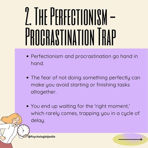 Feeling like you’re waiting for the 'perfect' moment to get started, but it never seems to come?🫣 Perfectionism makes even small tasks feel overwhelming, leading to endless delays and self-doubt... But in today's post we look at how progress is better than perfection✨ If perfectionism is holding you back, affecting your productivity and mental well-being, I’m here to support you❤️‍🩹 As a Clinical and Health Psychologist, I can help you tackle both procrastination and perfectionism, and get... Perfectionism, Perfect Moment, Mental Wellness, Psychologist, Well Being, Something To Do, Like You, Get Started, Good Things