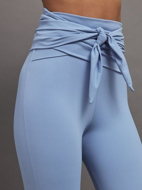 Wrap Legging - Light Blue Active Wear Outfits Women, Barre Outfit, Gym Chic, Sports Fashion Design, Estilo Fitness, Brunch Date, Fitness Apparel, Adidas Sportswear, Womens Workout Outfits