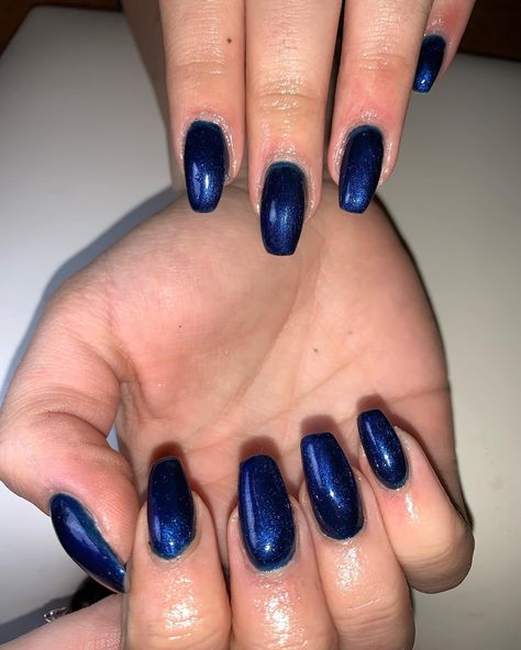 Shiny Navy Blue Nails, Deep Blue Sparkle Nails, Deep Blue Glitter Nails, Cruel Summer Nails, Dark Blue Shiny Nails, Dark Blue Velvet Nails, Dark Blue Iridescent Nails, Metallic Navy Blue Nails, Dark Blue Shimmer Nails