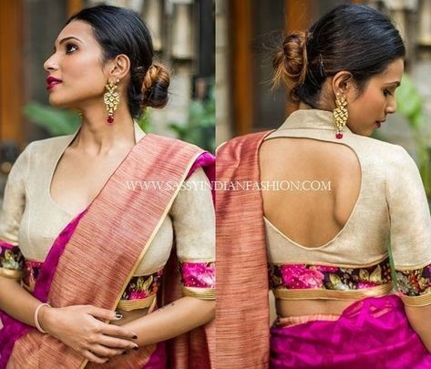 Blouse Desine, Latest Blouse Designs, Blouse Back Neck, Blouse Designs High Neck, Blouse Designs Catalogue, Floral Borders, Saree Blouse Neck Designs, New Saree Blouse Designs, Backless Blouse Designs