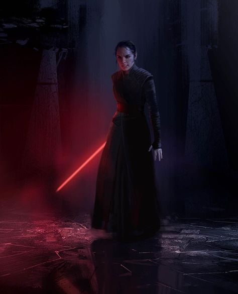 comfort for rey fans on Twitter: "Dark Rey concept art for TROS by Adam Brockbank… " Rey Concept Art, Adam Brockbank, Rey Dark Side, Female Sith, John Bennett, Sith Lords, Star Wars Sequel Trilogy, Star Wars Sith, Star Wars Character