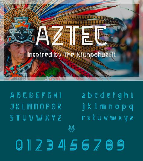 Aztec Font, Streamer Logo, 365 Day Calendar, Aztec Symbols, Aztec Empire, Reward And Recognition, The Aztecs, Visual Library, Family Logo