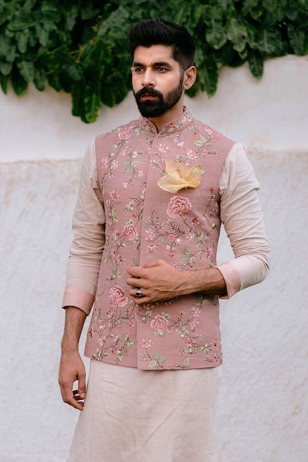 Kurta Koti Set For Men, Gents Bandi Kurta, Veshti With Kurta For Men, Kothi Kurta Men, Basket Kurta Pajama, Bundy Kurta Set For Men, Pastel Pink Kurta For Men, Kurta Pajama Koti Men, Kurta Pajama Sadri