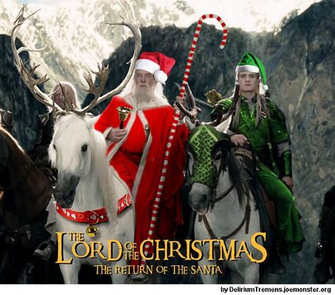 Lord of The Christmas Lotr Christmas Wallpaper, Merry Lord Of The Rings, Christmas Lord Of The Rings, Lord Of The Rings Christmas, Lotr Christmas, Elf Memes, Funny Lotr, Hobbit Aesthetic, Hobbit Funny