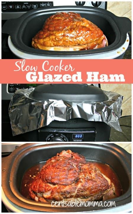 Ham In Crockpot, Cooking Ham In Crockpot, Holiday Cooking Christmas, Cooking Christmas, Ham Glaze Recipe, Crockpot Ham, Glazed Ham, Ham Glaze, How To Cook Ham