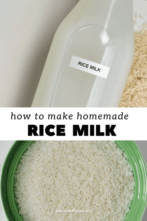 Rice Milk Recipe, Candida Cleanse Diet, Rice Diet, Cold Drinks Recipes, Oat Milk Recipe, Creamer Recipe, Vegan Rice, Homemade Almond Milk, Yogurt Smoothies