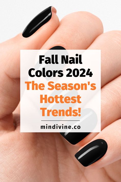 Get ready to explore the top 15 fall nail colors that are setting the trends for 2024. These shades will ensure your nails look chic and trendy, providing all the inspiration you need for your autumn manicure. Nail Colors October 2024, Nailpolish Trend Fall 2024, Manicure Fall 2024, Mani Pedi Combos Fall 2024, Nail Colors For Fall 2024, Sept Nails 2024, Fall Nails 2024 Trends, Fall Mani Pedi Combos, Fallnails 2024