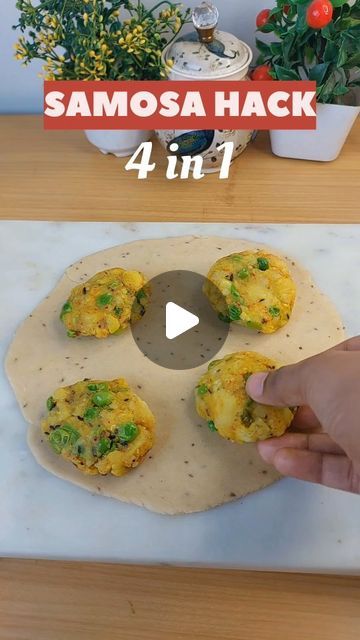 Total Tasty on Instagram: "Samosa hack 😌 
Save this reel for later 
Follow for more recipe @total_tasty
.
.
.
[ food, reel, viral , hack, kitchenhack , samosa hack, easy cooking]

#fyp #explorepage #totaltasty" Samosa Recipes, Easy Samosa Recipes, Samosa Recipe, Indian Snacks, Samosa, Tasty Food, Easy Cooking, Follow For More, Snacks