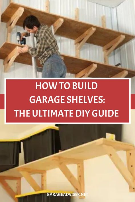 Organizing your garage can seem like a daunting task, especially when you have a plethora of tools, seasonal items, and miscellaneous junk scattered around. But fear not! Building your own garage shelves is an excellent solution to declutter and maximize your storage space. Not only does it help to keep things organized, but it also […] Garage Storage Organization Wall Shelves, Garage Wall Storage Diy, Diy Wood Garage Shelves, Garage Hanging Shelves, Wall Mounted Garage Shelves, Garage Workshop Organization Ideas, Unfinished Garage Organization, Garage Shelving Ideas Diy, Diy Garage Organization Ideas