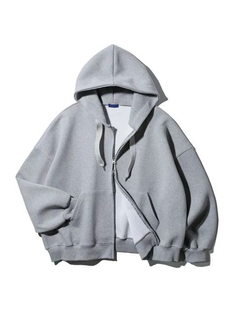 Alvinclo String Point Basic Overfit Hoodie Zip-Up | W Concept 23 Fashion, Drop Shoulder Hoodie, Hoodie Zip, Hoodie Men, W Concept, Mens Outerwear, Hoodie Top, Men Shoes Size, Mens Bottom