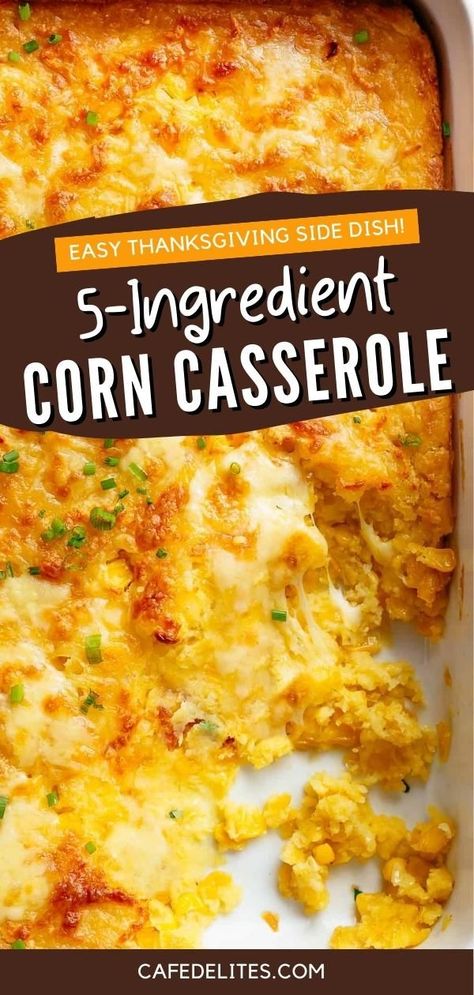 Spoon Cornbread Corn Casserole, Corn Au Gratin Casserole, Easy Corn Casserole Without Jiffy, Candy Corn Casserole, Corn Stuffing Casserole, Cream Corn Souffle, Small Batch Corn Casserole, Cornbread Pudding Casserole, Corn Casserole With Sour Cream