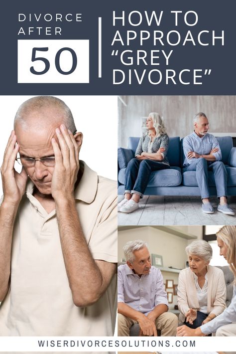 Divorce after the age of 50 is more and more common. So is the fact that divorce after age 50 can be financially devastating, especially if you’re close to planned retirement. You will face difficult decisions, but you do not have to face it alone. Check this out for more information!   #divorce #divorcefinances #wiserdivorce #divorcesolutions #greydivorce #grey #split #money #retirement Divorce After 60, Grey Divorce, Divorce Finances, Improve Marriage, Newly Divorced, Divorce Mediation, How To Split, Divorce Advice, Intimacy In Marriage