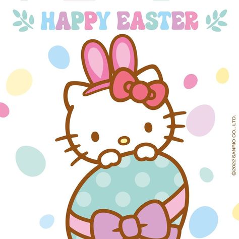 Sanrio Easter, Hello Kitty Easter, Hello Kitty Friends, Many Friends, Hello Kitty And Friends, Easter Holidays, Sanrio Characters, Happy Easter, Holiday Season