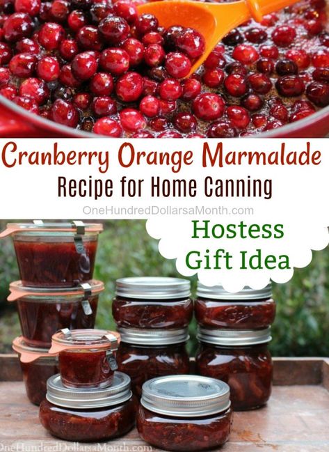 Cranberry Orange Marmalade - One Hundred Dollars a Month Acrylic Nail Designs Oval Shape, Nail Designs Oval Shape, Cranberry Sauce With Orange Marmalade, Cranberry Orange Jam Recipe, Cranberry Orange Marmalade, Orange Jam Recipes, Cranberry Sauce With Orange, Orange Marmalade Recipe, Pickle Vodka