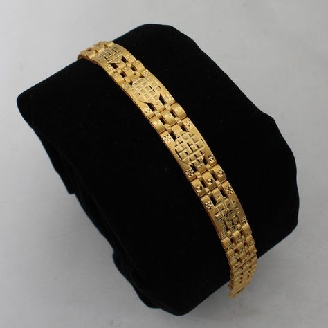 Men Gold Bracelet Design Unique, Boys Gold Bracelet Design, Boys Bracelets Gold, Gold Bracelets For Men Unique, Braslet Gold For Men, Gents Bracelet Gold, 22kt Gold Bracelet, Bracelet For Men Gold, Mens Bracelet Gold Jewelry