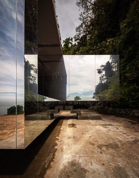 No Sunrise No Sunset Pavilion / Walllasia | ArchDaily Culture Of Thailand, Ao Nang Beach, Thailand Beaches, Ao Nang, Trondheim, Mirror Interior, Krabi, Structural Engineering, Architecture Firm