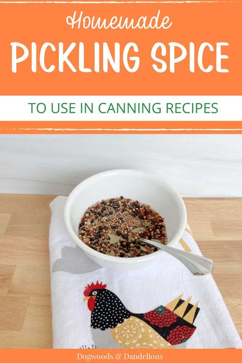 Mix up this homemade pickling spice recipe to use in all your canning recipes that call for pickling spice as well as refrigerator pickle recipes. You can adapt this spice recipe to the flavors you choose to customize your pickles with the flavors you like. Ball Pickling Spice Recipe, Pickling Spice Recipe, Homemade Pickling Spice, Canning Pickles Recipe, Refrigerator Pickle Recipes, Easy Pickling Recipes, Low Salt Recipes, Mixed Pickle, Pickle Recipes