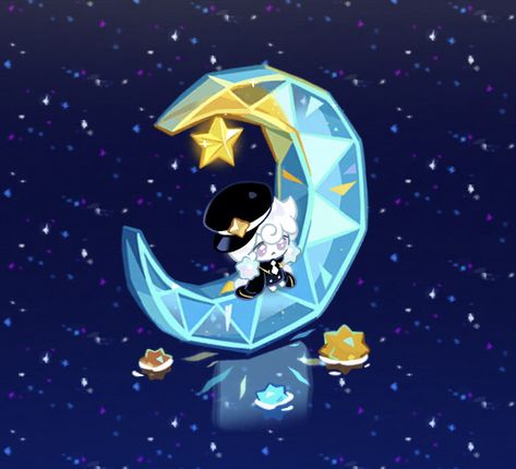 Stardust Cookie X Milky Way Cookie, Milky Way Cookie Pfp, Milky Way Cookie Wallpaper, Cookie Run Kingdom Milky Way, Moonlight Cookie Wallpaper, Milky Way Cookie Fanart, Milky Way Cookie Run, Milkyway Cookie, Milky Way Cookie