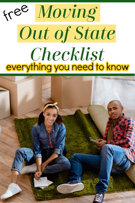 How To Prepare To Move Out Of State, Long Distance Move Checklist, Moving Out Of State Checklist Printable, Out Of State Move Checklist, Tips For Moving To A New State, Moving Checklist Timeline, Relocating To Another State Checklist, Cross Country Moving Checklist, Moving To A New State Checklist