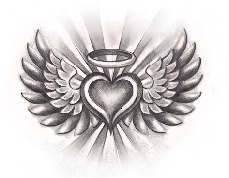 Half Heart Half Angel Wing Tattoo, Heart And Wings Tattoo Design, Heart With Wings Tattoo Design, Heart Wings Tattoo, Pet Tattoo Ideas, Heart With Wings Tattoo, Alas Tattoo, Cute Foot Tattoos, Pet Tattoos