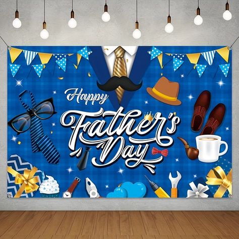 Faster shipping. Better service Fathers Day Chart For School, Fathers Day Decorations For School, Board Decoration For Father's Day, Father's Day Decorations Ideas, Fathers Day Decorations, Fathers Day Banner, Fathersday Crafts, Costume Bleu, Photo Booth Prop