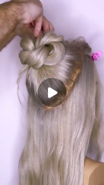 High Hair Updos Wedding, Sleek High Updo Wedding, Creative Updo Hairstyles, High Bun Updo Hairstyles, Secure Updos For Long Hair, Diy Formal Updo, Wedding Updo Diy, Easy Formal Updos For Long Hair, Easy High Updo