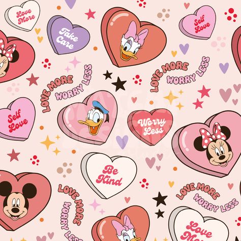 Disney Quote Wallpaper, Bff Cards, Paper Filigree, Starting An Etsy Business, Pink Wallpaper Hello Kitty, Disney Valentines, Valentines Patterns, Disney Collage, Disney Wall