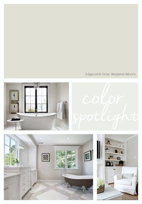 Benjamin Moore Grey, Bedroom Paint Colors Benjamin Moore, Benjamin Moore Edgecomb Gray, Interior Painting Ideas, Interior Paint Colors For Living Room, Most Popular Paint Colors, Edgecomb Gray, Benjamin Moore Gray, Interior Paint Colors Schemes