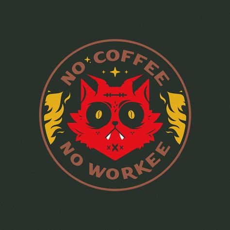 No Coffee No Workee T-shirt No Coffee No Workee, No Coffee, Cat Merchandise, Cat T, Cat Tshirt, Shirt Designs, Tshirt Designs, T Shirts, Coffee