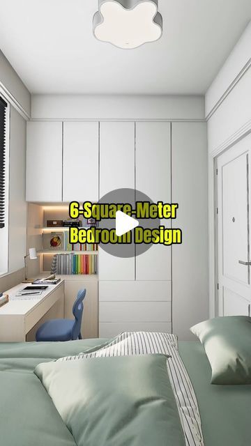 Square Room Set Up Bedroom, 2x3 Meters Bedroom Ideas, 2m X 3m Bedroom Layout, 2.5m X 3m Bedroom Layout, 3x3 Meters Bedroom Ideas, 9sqm Bedroom, 9sqm Bedroom Design, 8 Sqm Bedroom, 10×10 Bedroom Design