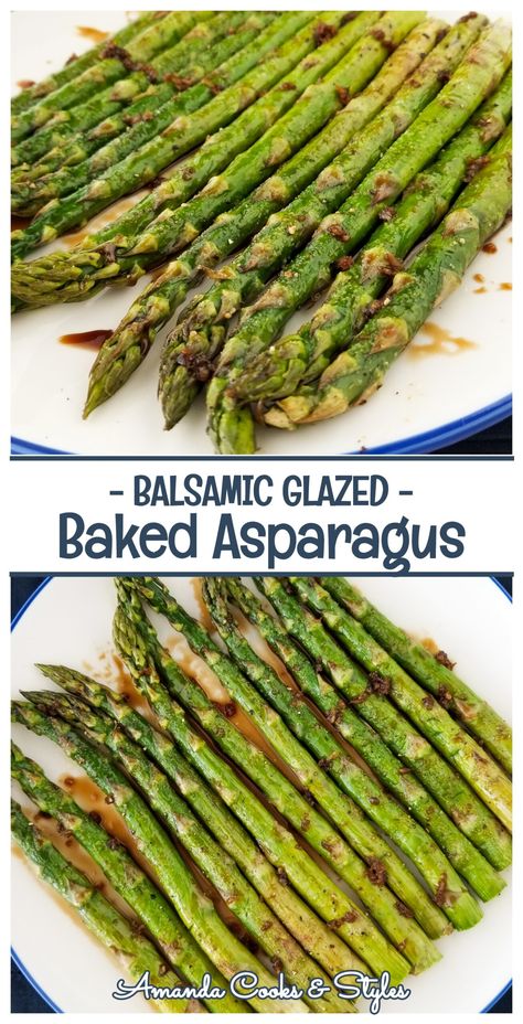 Balsamic Asparagus, Oven Baked Asparagus, Asparagus Balsamic, Fig Balsamic Vinegar, Easy Asparagus Recipes, Best Asparagus Recipe, Asparagus Recipes Baked, Asparagus Recipes Roasted, Balsamic Recipe