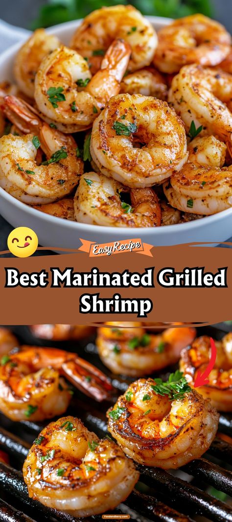 Best Marinated Grilled Shrimp Wood Fired Shrimp, Marinated Grilled Shrimp Recipes Skewers, Quick Shrimp Marinade For Grill, Shrimp Recipes On Grill, Shrimp Fajitas Marinade, Mary Makes It Easy Grilled Shrimp Cocktail, Grilled Shrimp Ideas, How To Cook Shrimp On The Grill, Healthy Dinner Recipes On The Grill