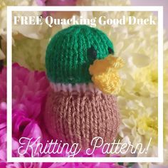 Knitted Duck, Knitted Easter Crafts, Octopus Knitting Pattern, Unicorn Knitting Pattern, Octopus Knitting, Knit Duck, Egg Cosy, Easter Patterns, Knitted Toys Free Patterns