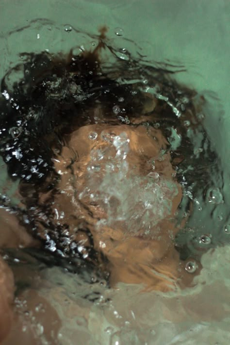 Person Underwater Photography, Underwater Portrait Painting, Person Made Of Water, Bathroom Photoshoot Ideas Aesthetic, Sitting In A Bathtub Reference, Woman Coming Out Of Water, Underwater Person, Half Underwater Photography, Half Submerged In Water