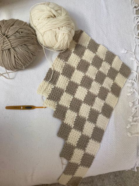 Checker Crochet Pattern, Crochet Checkered Blanket, Crochet Checkerboard Pattern, Checkered Crochet Blanket, Checkered Crochet Pattern, Checker Crochet, Checkerboard Crochet, Crochet Cardigan For Beginners, Enjoyable Activities